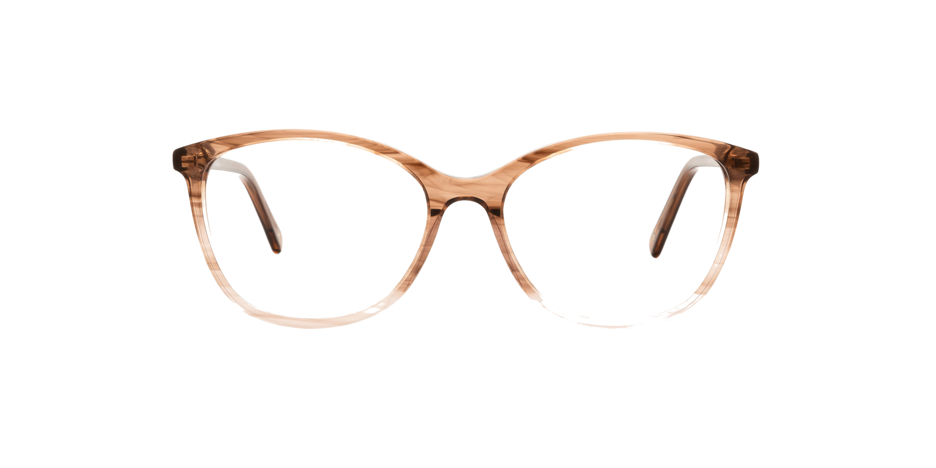Clearly ASCELLA Shiny Gradient Brown, Size: XS