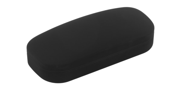 PUFFED BLACK GLASSES CASE