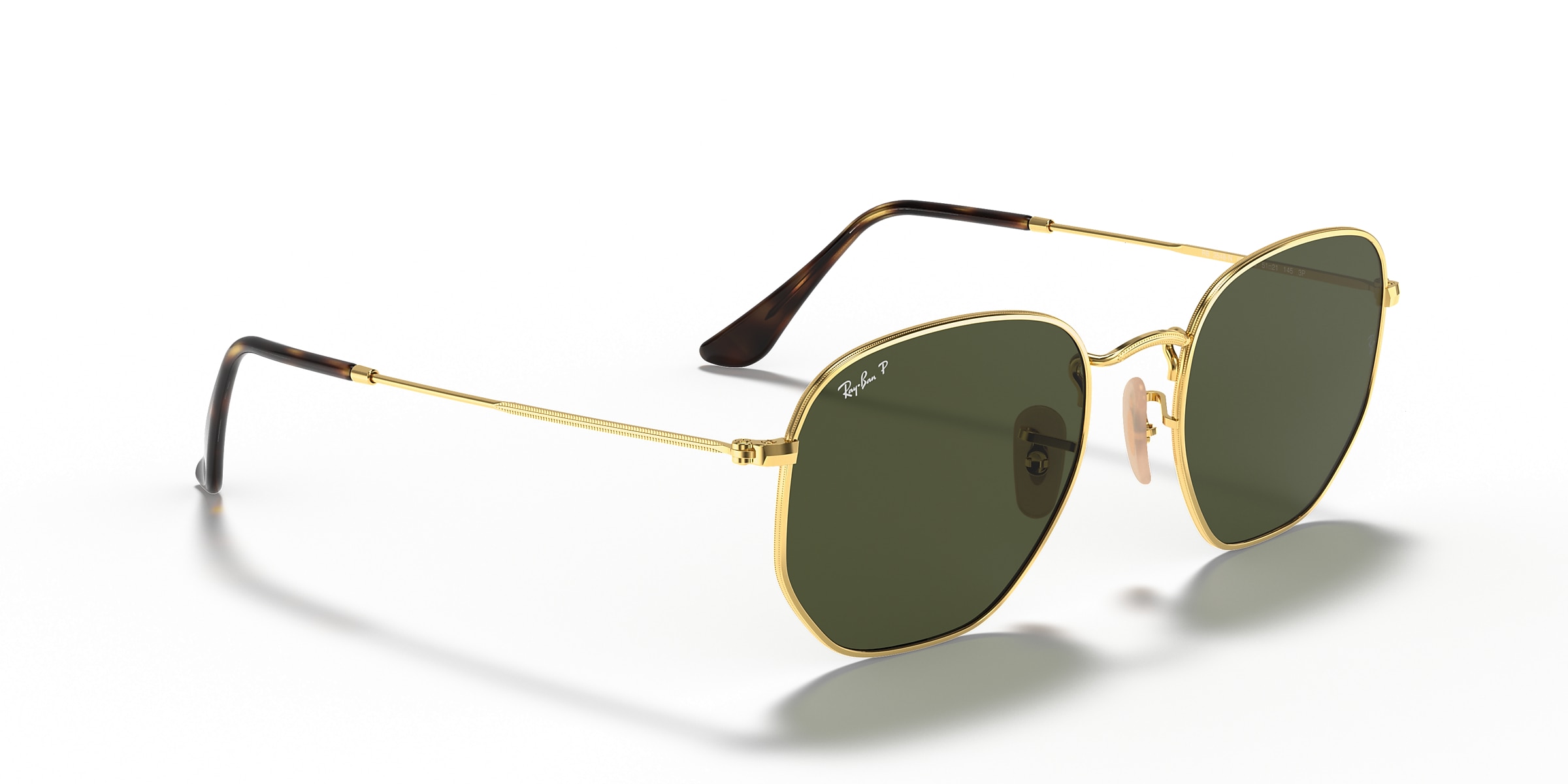 Ray-Ban Sunglasses RB3548N HEXAGONAL FLAT LENSES