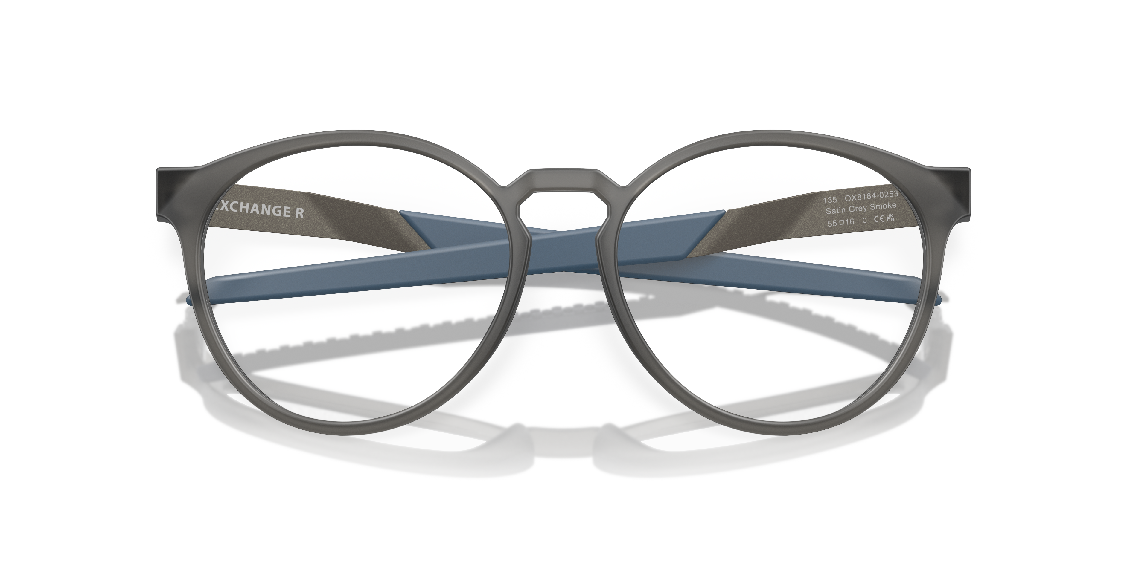 OMMO IRREGULAR PATTERN AIO グレー Oakley OX8184 EXCHANGE R Glasses | Clearly