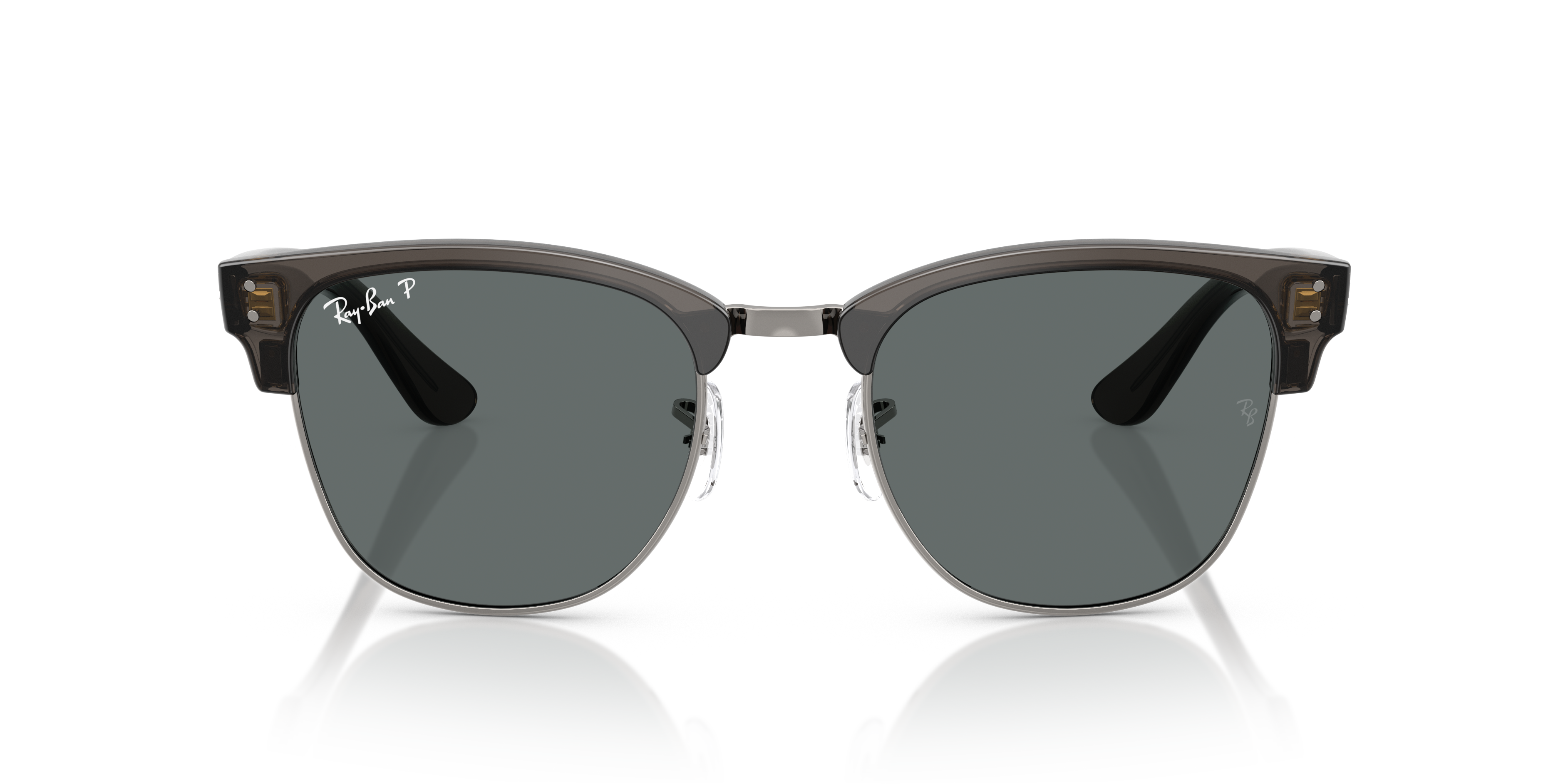 ほぼ未使用　Ray-Ban CLUBMASTER 0RBR0504S Ray-Ban RBR0504S CLUBMASTER REVERSE Sunglasses | Clearly