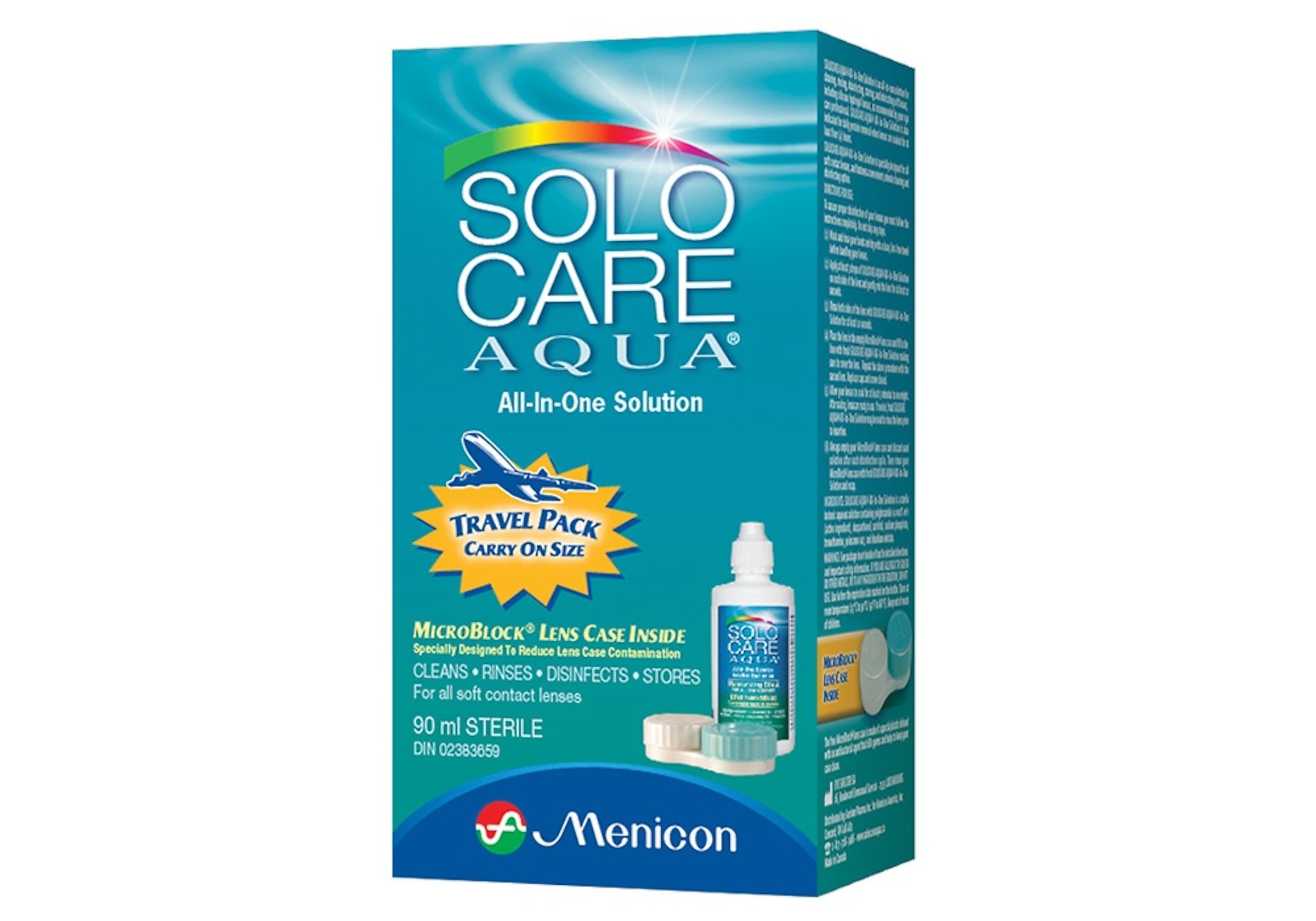 Solocare Aqua with Lenscase 90ml
