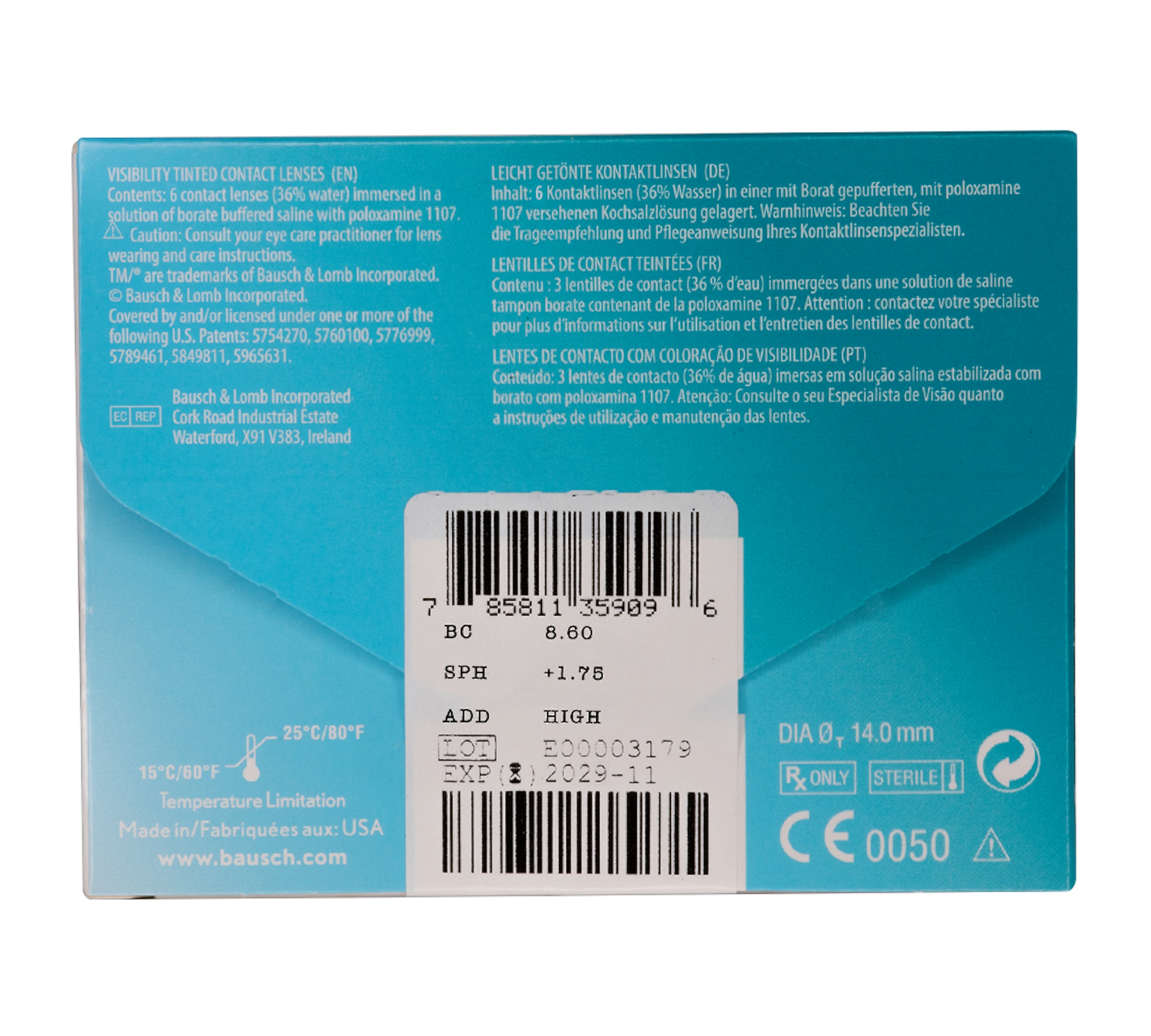 Bausch And Lomb Contacts PureVision® 2 Multifocal 6
