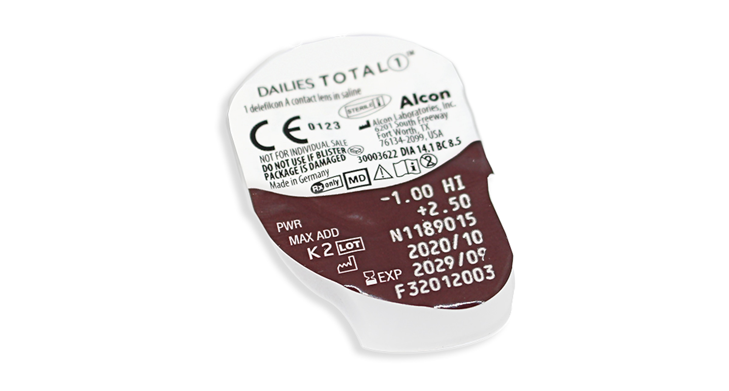Alcon Contacts DAILIES TOTAL1® 30