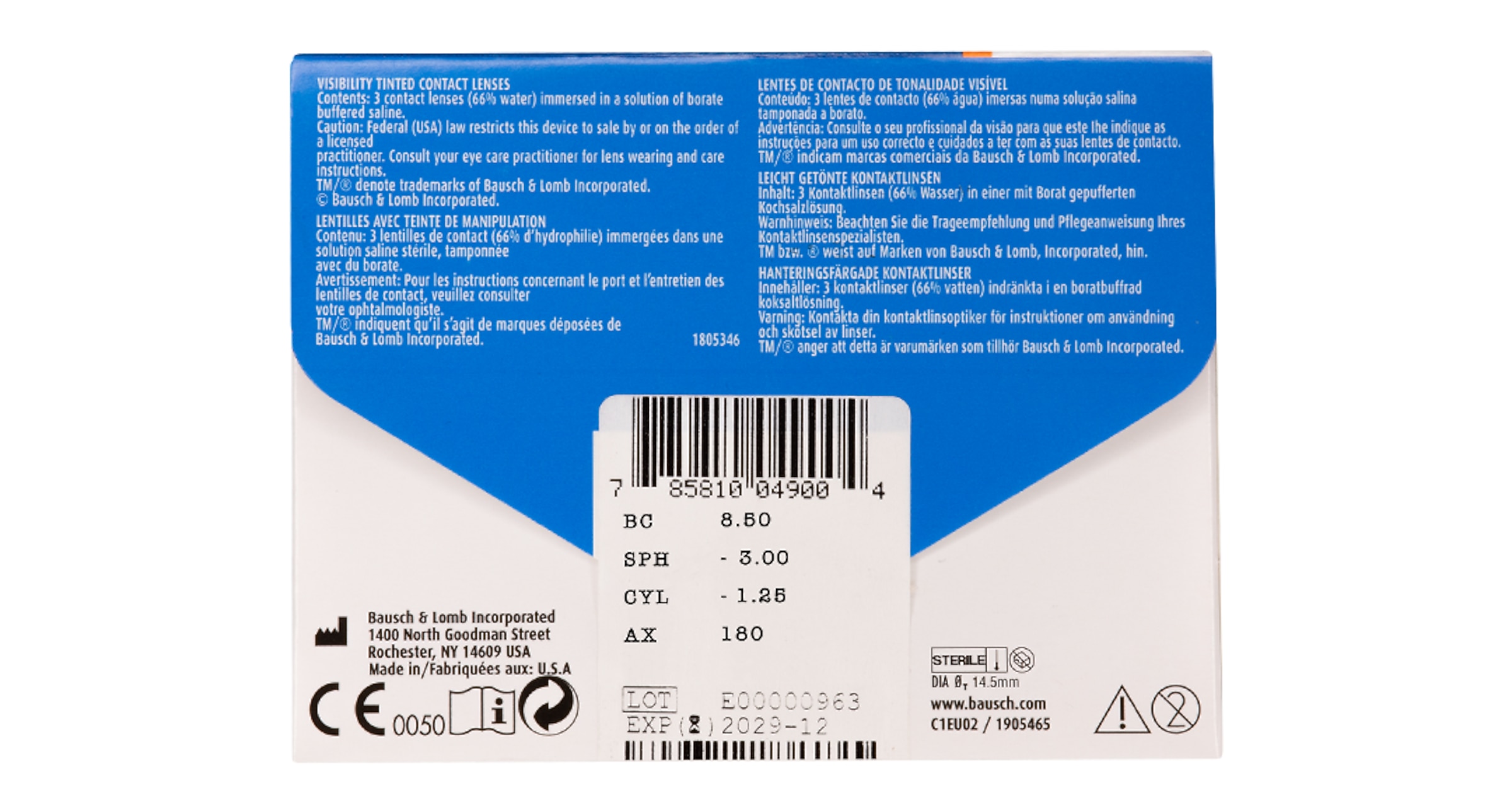 Bausch And Lomb Contacts Soflens for Astigmatism 6