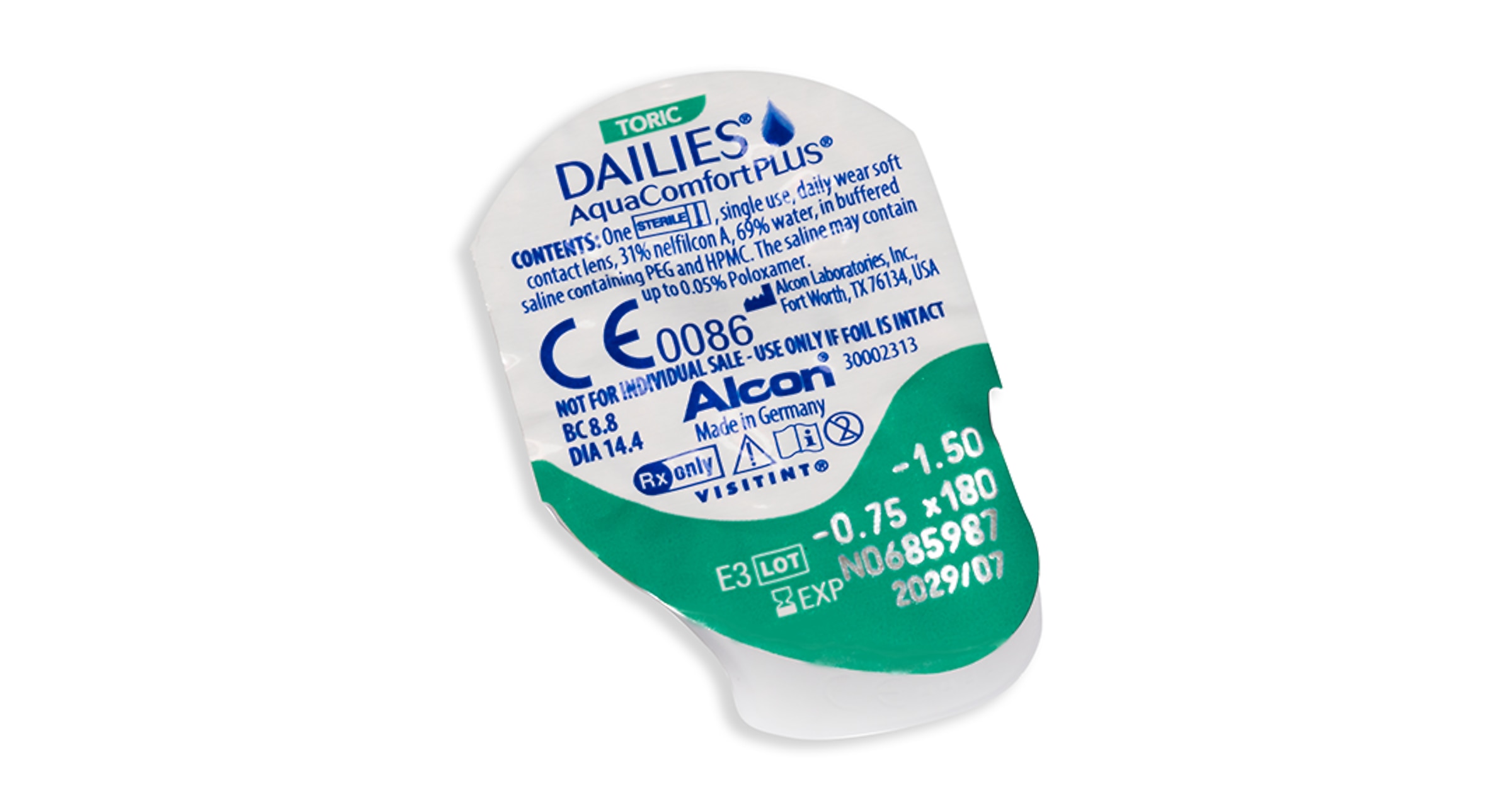 Alcon Contacts DAILIES® AquaComfort Plus® Toric 30