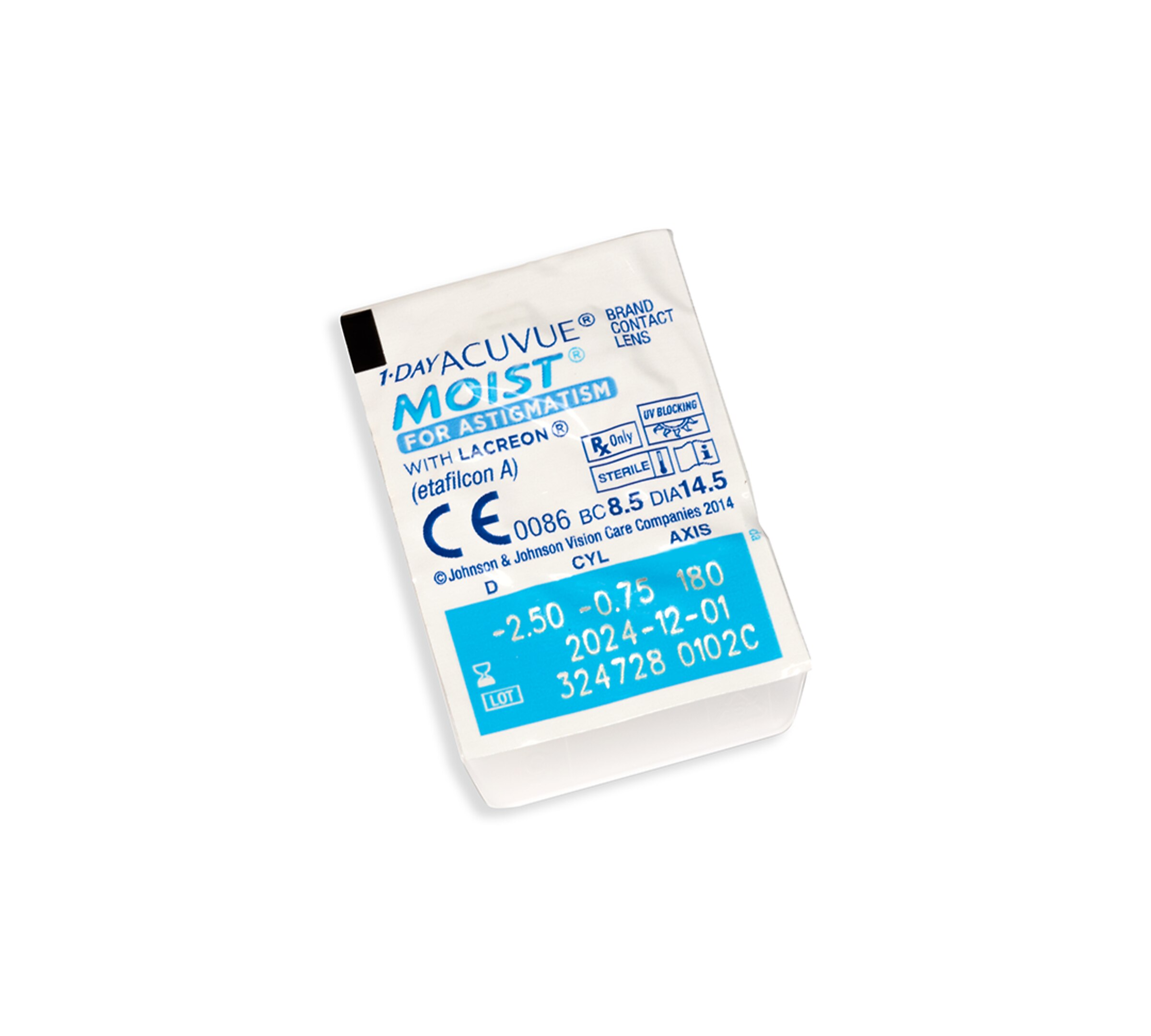 Johnson And Johnson Vision Contacts 1-Day Acuvue® Moist for Astigmatism 90