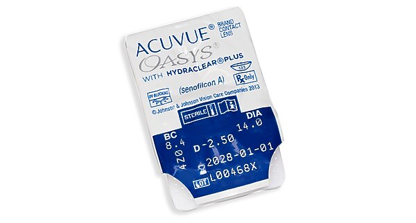 ACUVUE OASYS® with HYDRACLEAR® PLUS Technology 12