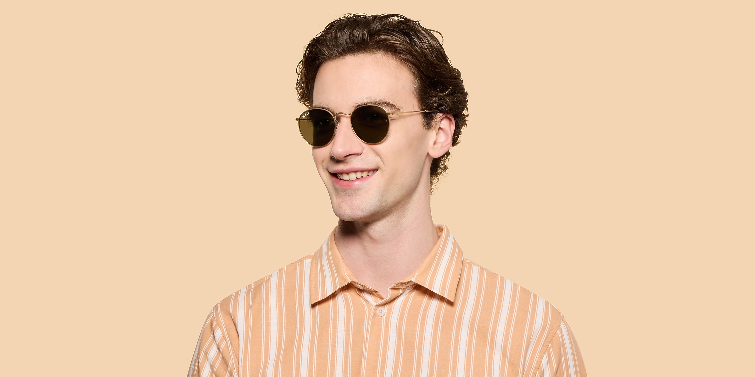 Ray-Ban Sunglasses RB3447 ROUND METAL