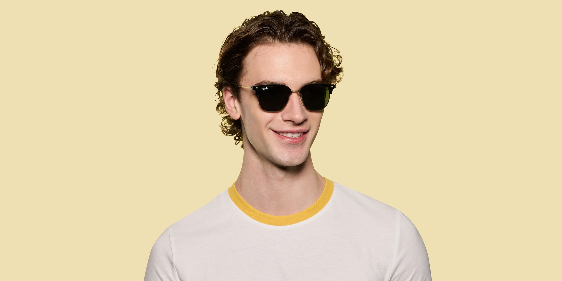 Ray-Ban RB4416 NEW CLUBMASTER Sunglasses | Clearly