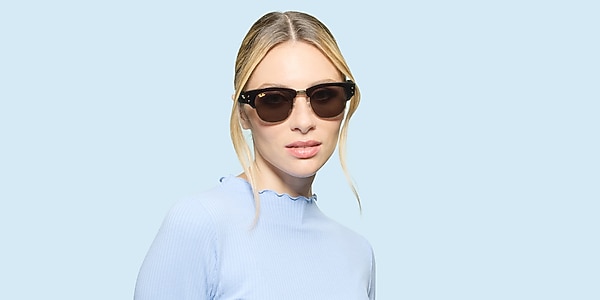 Ray-Ban Sunglasses RB0316S MEGA CLUBMASTER BLACKED OUT COLLECTION
