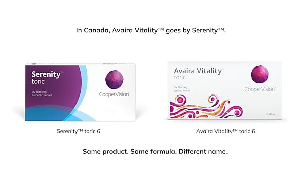 CooperVision Contacts Avaira Vitality® Toric 6