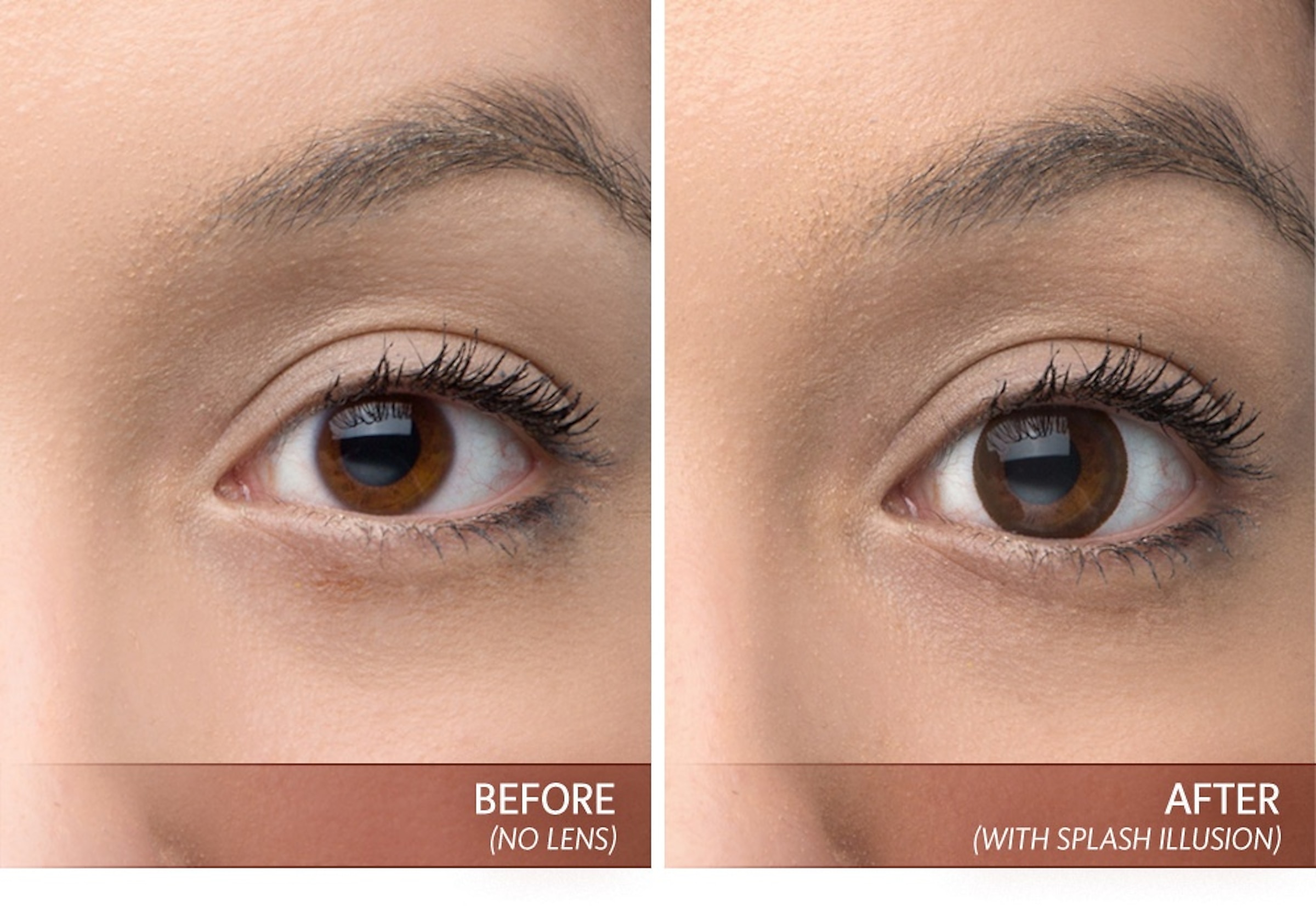 Interojo Contacts Splash® Illusion Brown 30
