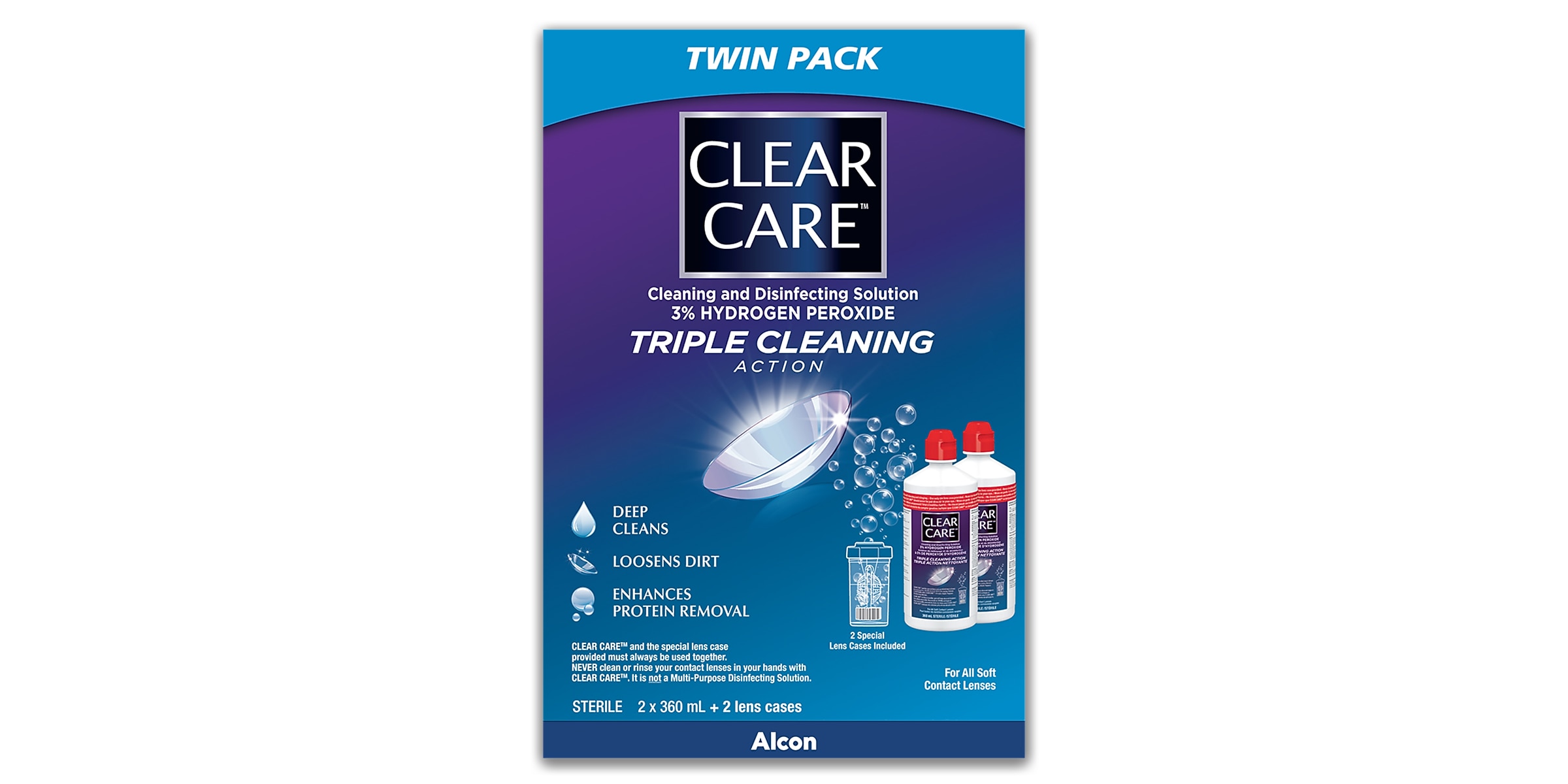 Clear Care® Twin Pack 360 ml