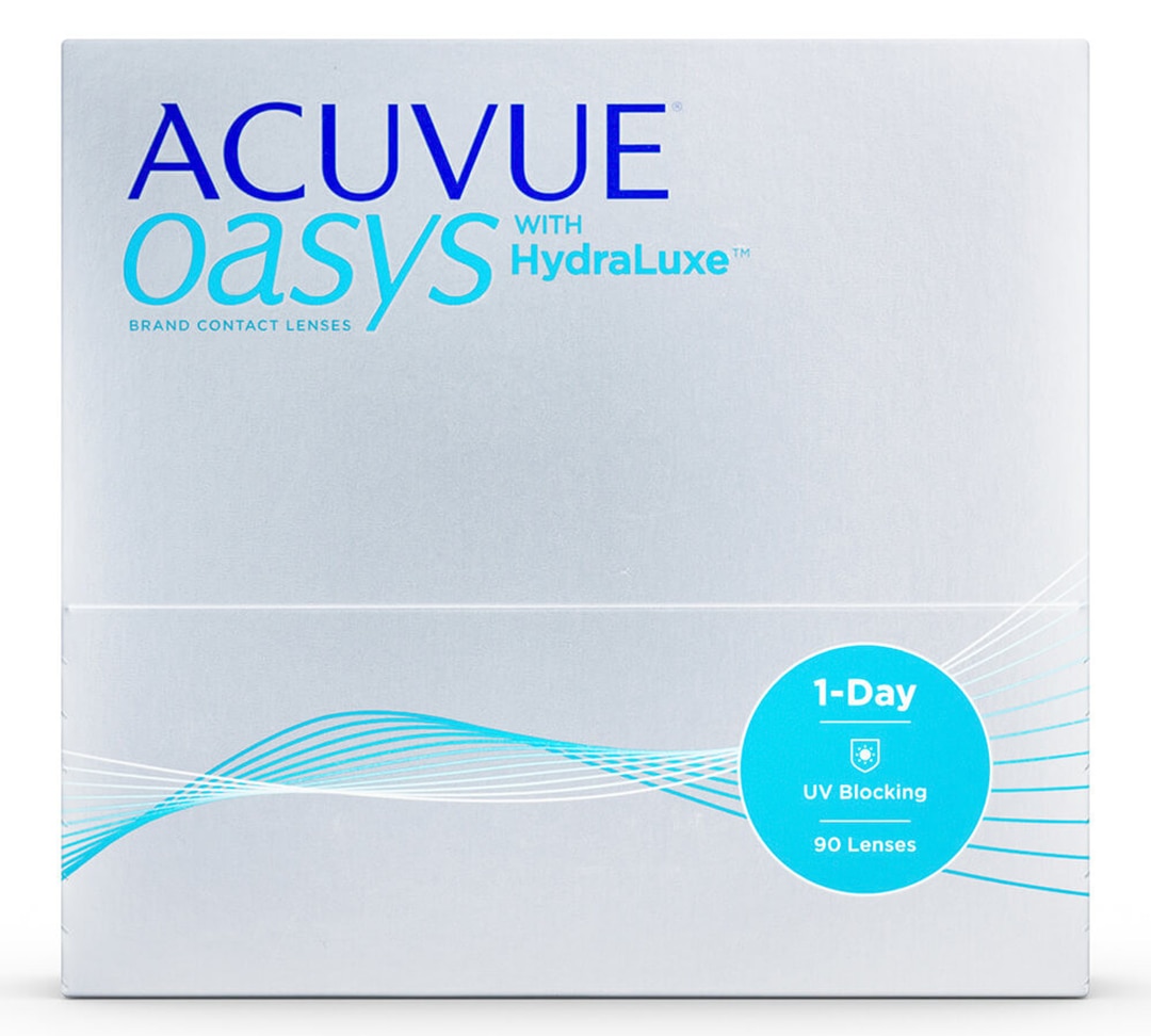 Johnson And Johnson ACUVUE® OASYS 1-Day with HydraLuxe™ Technology 90, Size: