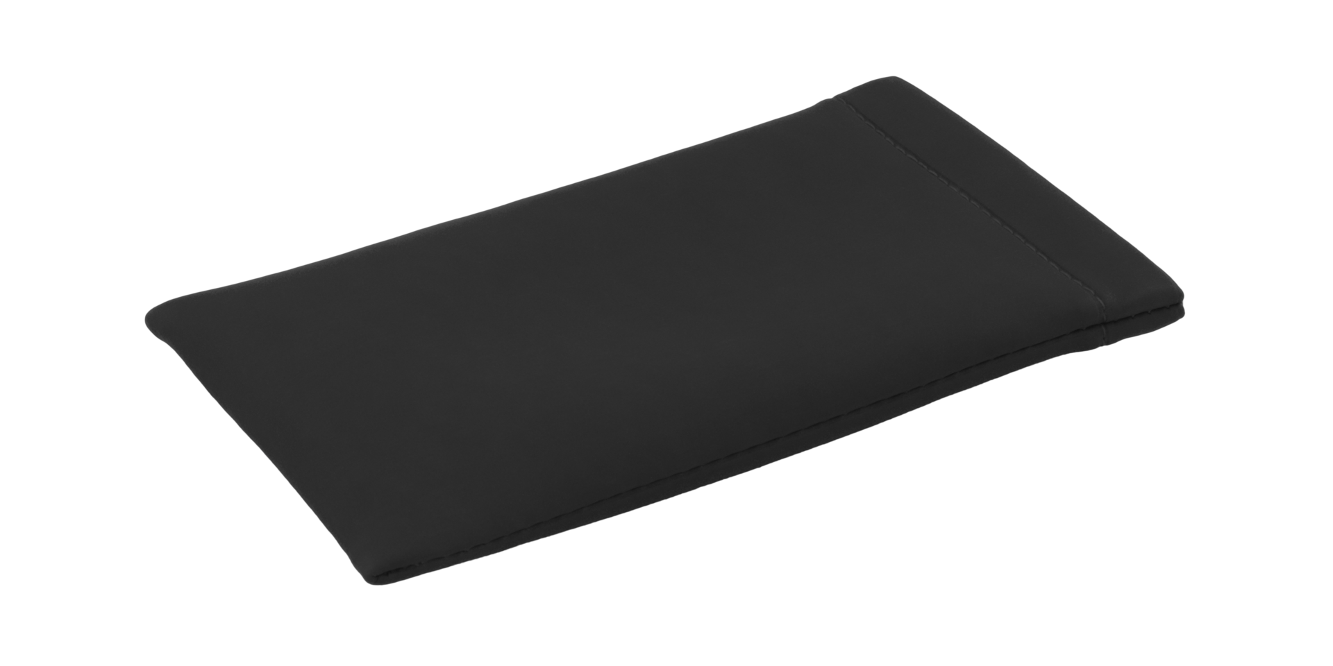 Generics FLAT BLACK GLASSES CASE, Size:
