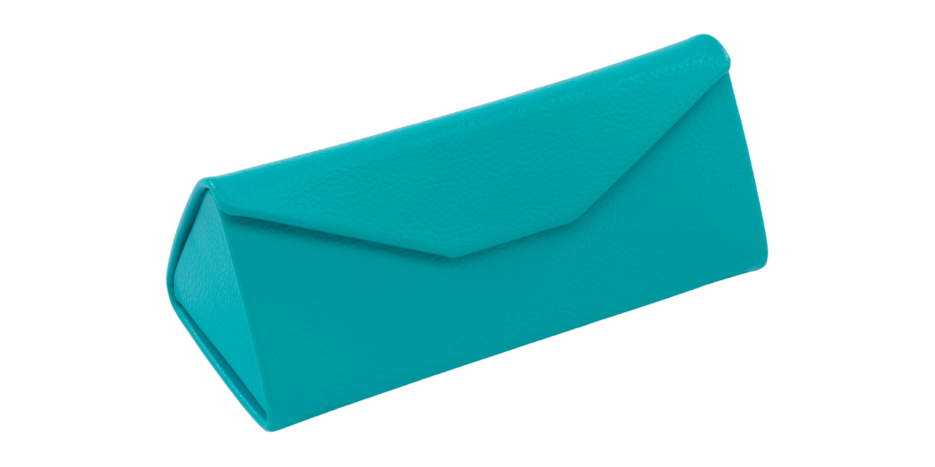 Generics TRIANGULAR TURQUOISE GLASSES CASE, Size: