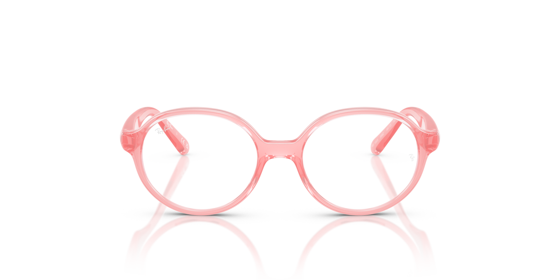 Ray-Ban RB1905 OPTICS KIDS BIO-BASED Transparent Light Pink, Size: XS