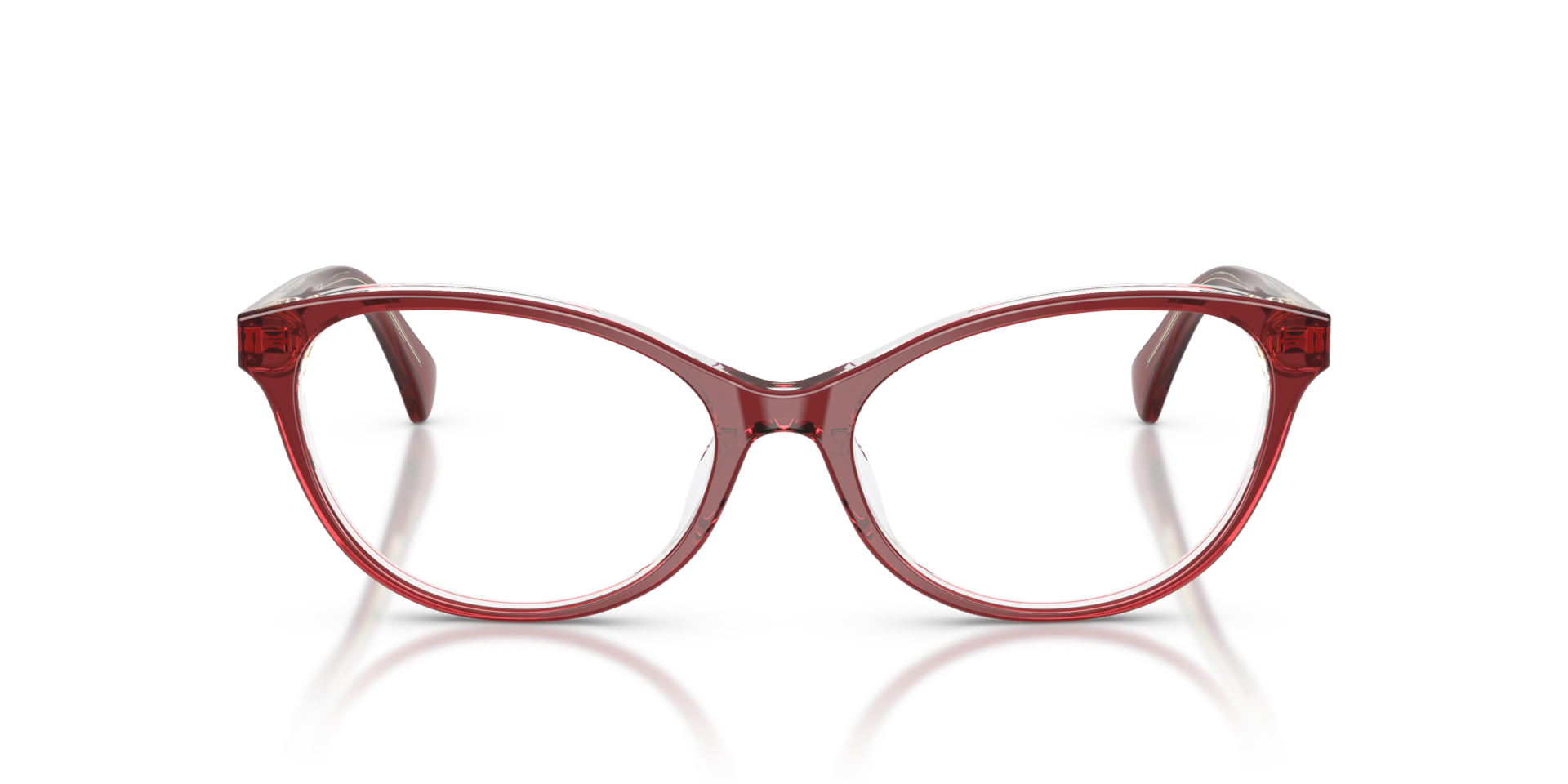 Ralph RA7186U Transparent Dark Burgundy, Size: S