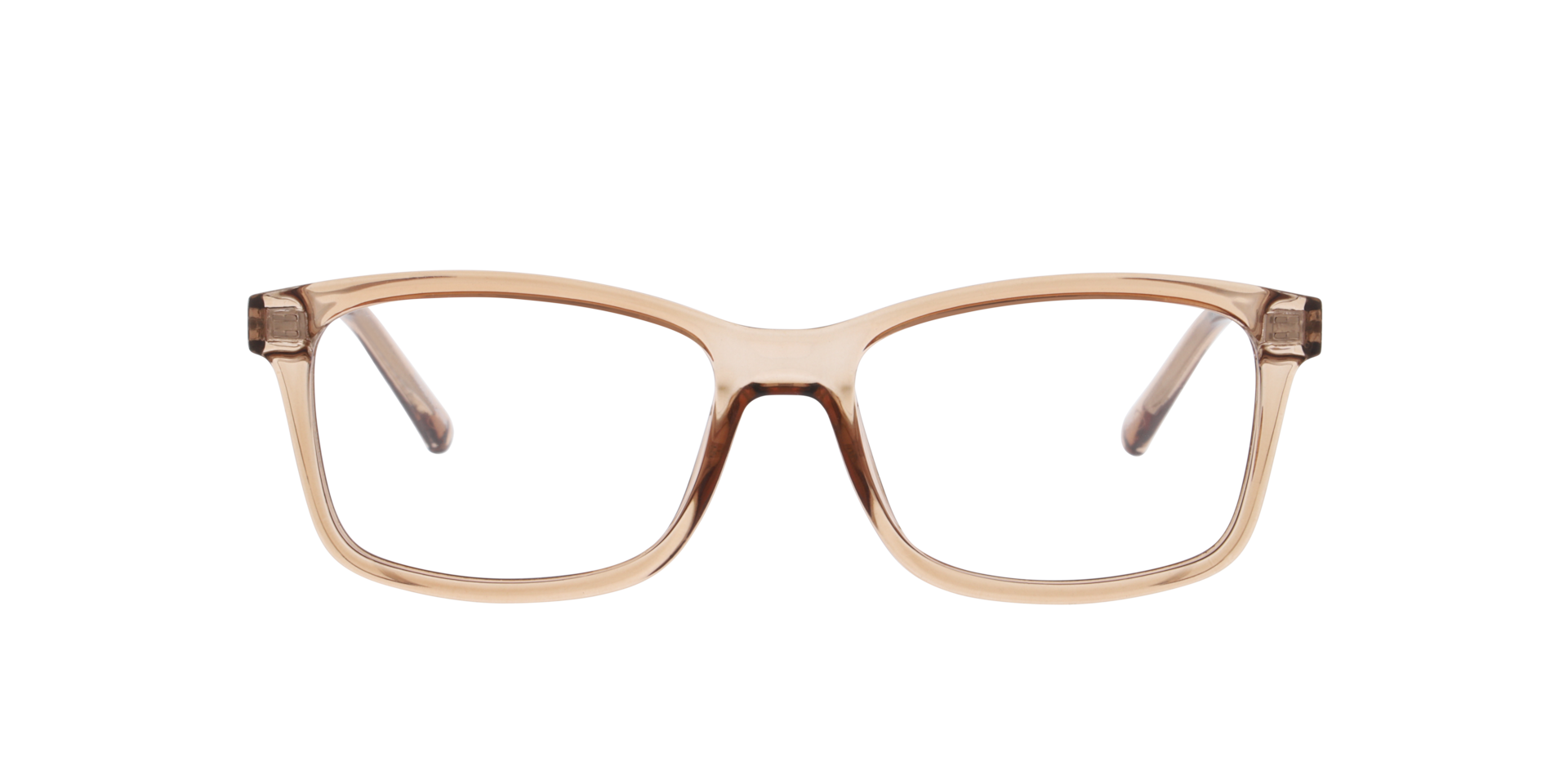Clearly TERRENCEVILLE Transparent Brown, Size: S