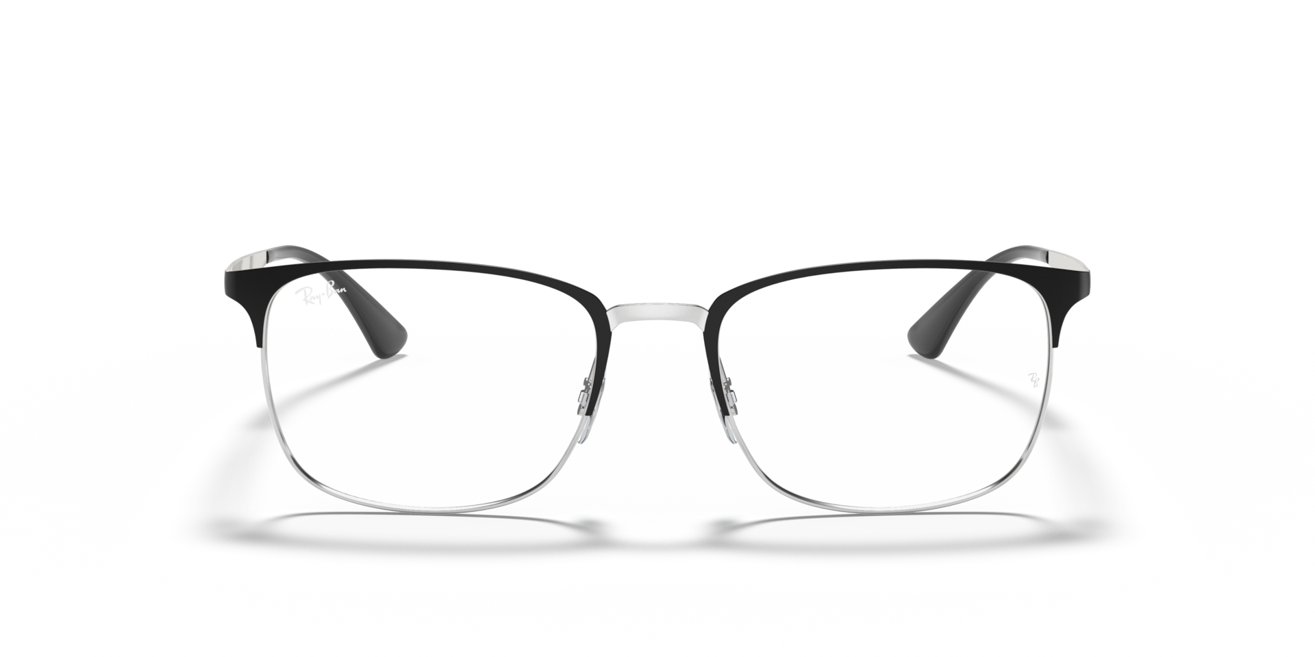Ray-Ban RB6421 OPTICS Black On Silver, Size: L