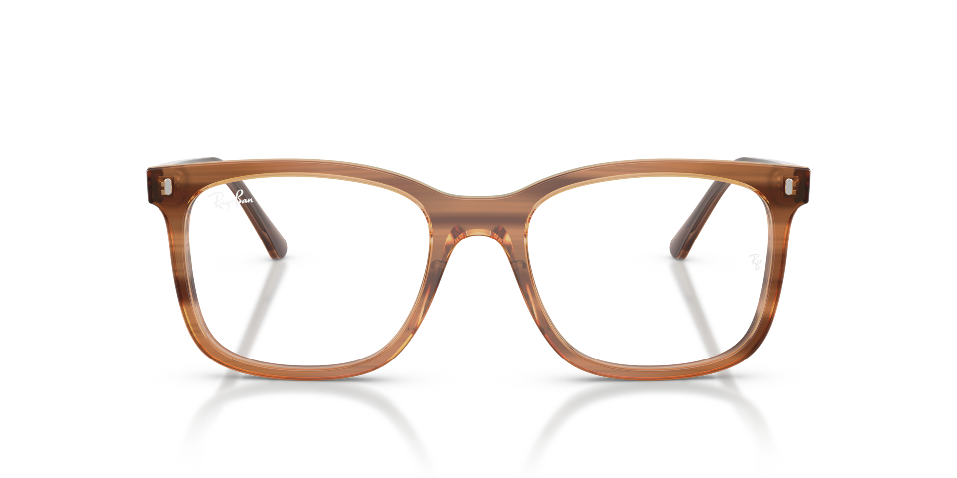 Ray-Ban RB5446 Striped Brown, Size: S
