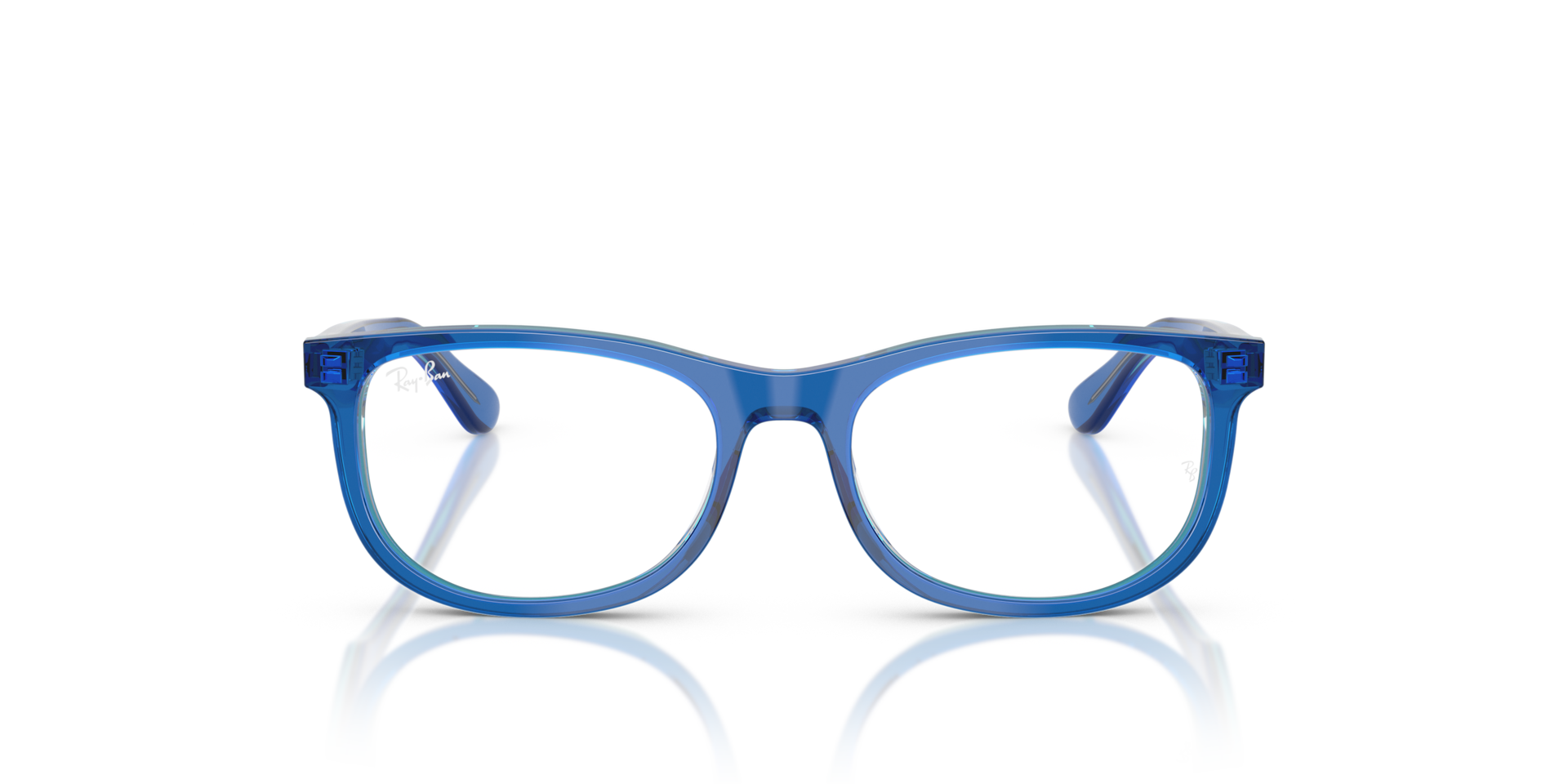 Ray-Ban RB1642 OPTICS KIDS Transparent Blue & Grey, Size: S