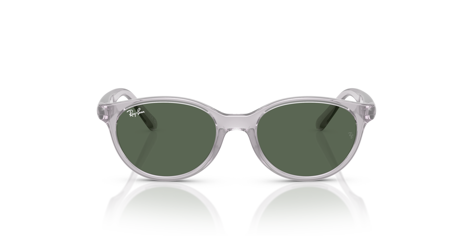 Ray-Ban RB9080S KIDS BIO-BASED Transparent Grey, Size: S