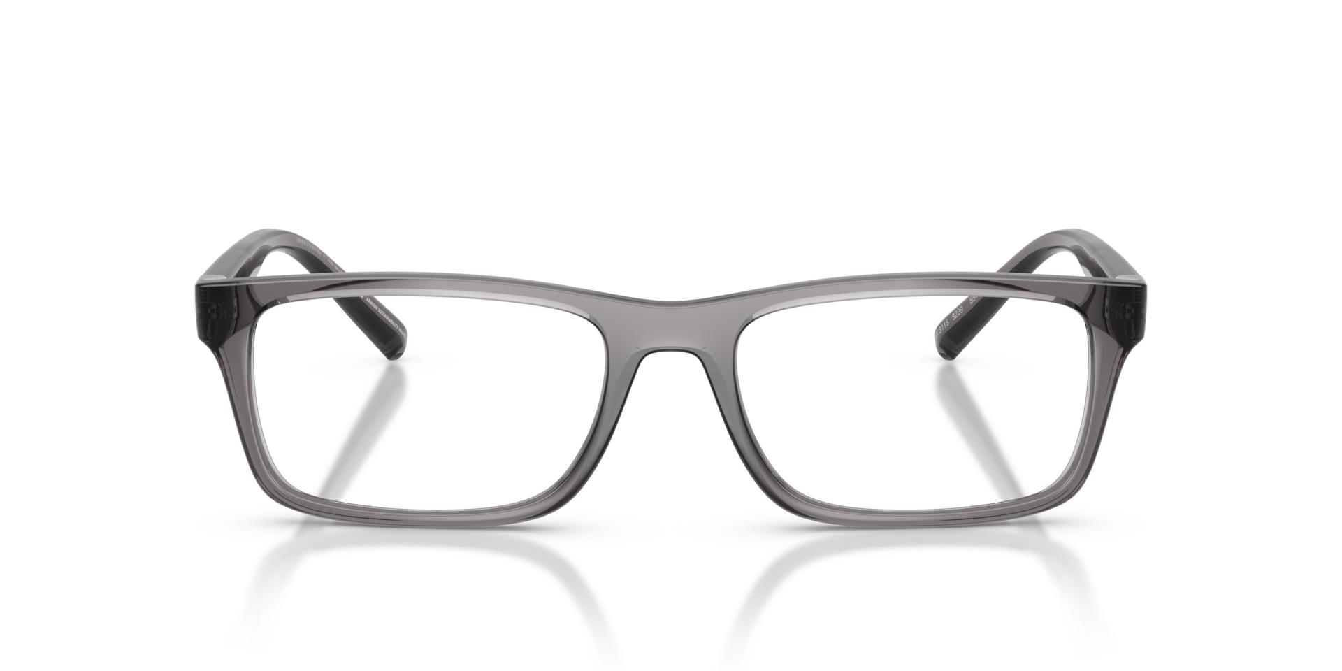 Armani Exchange AX3115 Shiny Transparent Grey, Size: XL