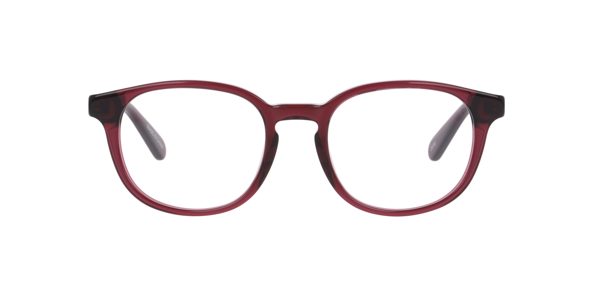 Clearly THE PILLARS Transparent Dark Burgundy, Size: M