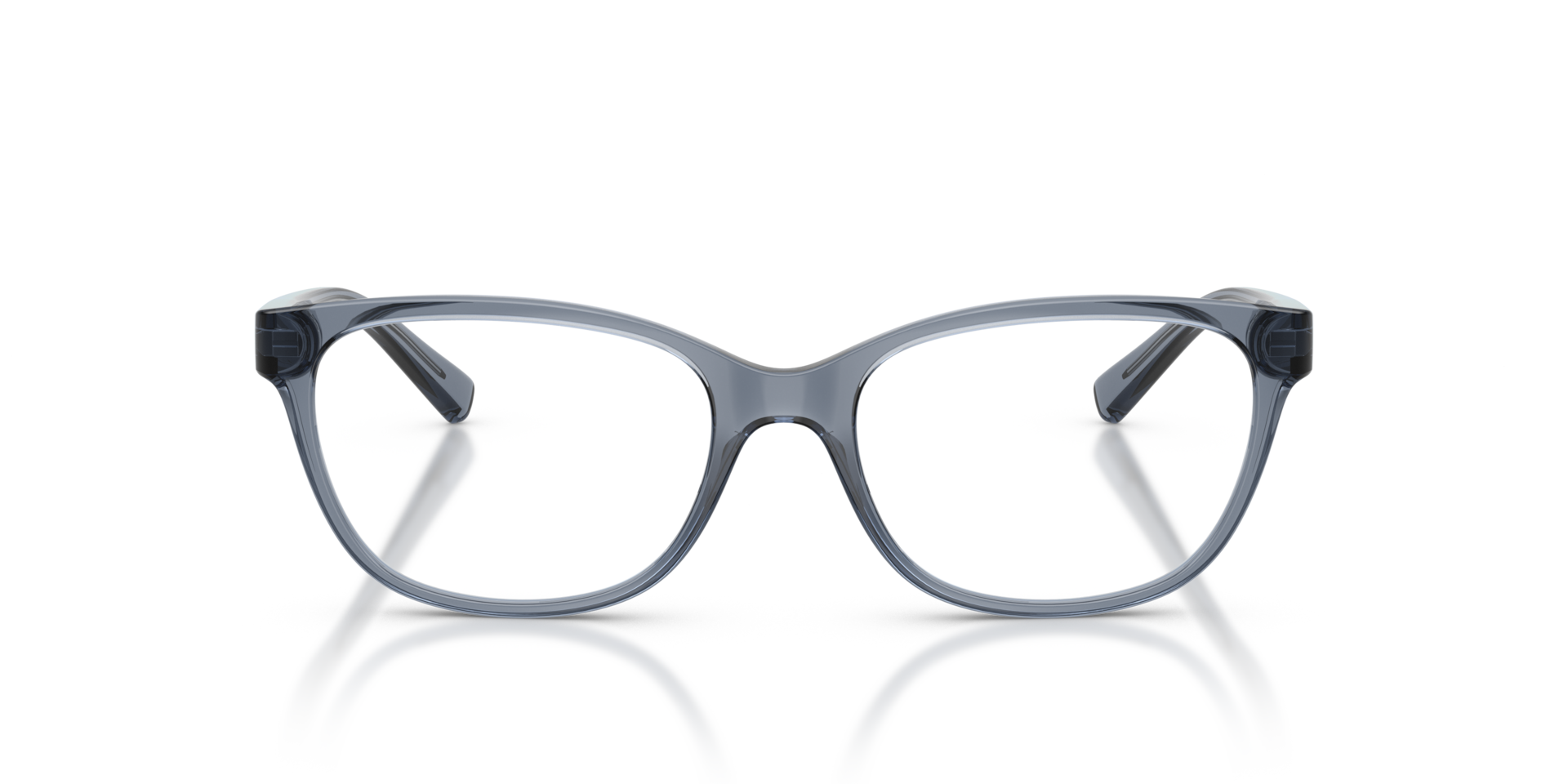Armani Exchange AX3037 Shiny Transparent Blue, Size: M