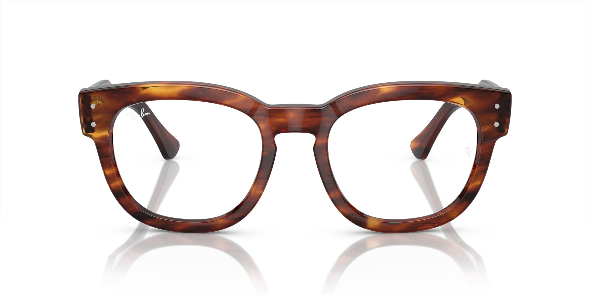Ray-Ban RB0298V MEGA HAWKEYE OPTICS Striped Havana, Size: M