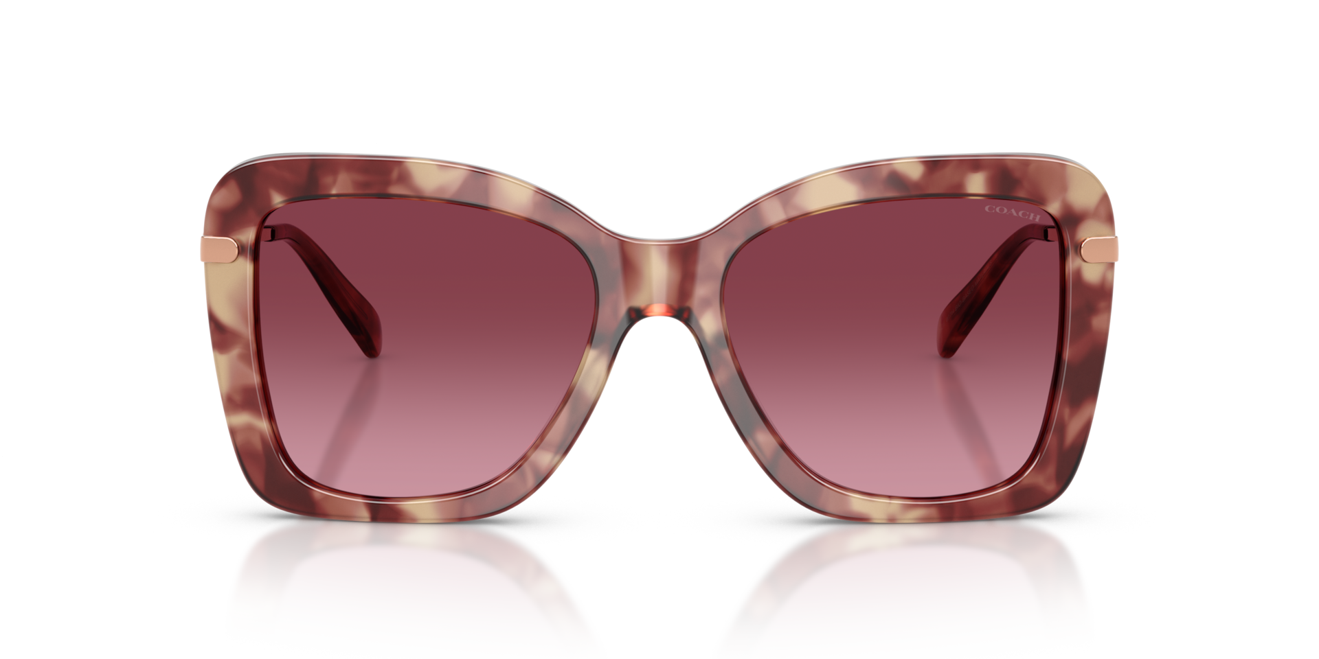 Coach HC8461U CFU03 Purple Tortoise, Size: XL