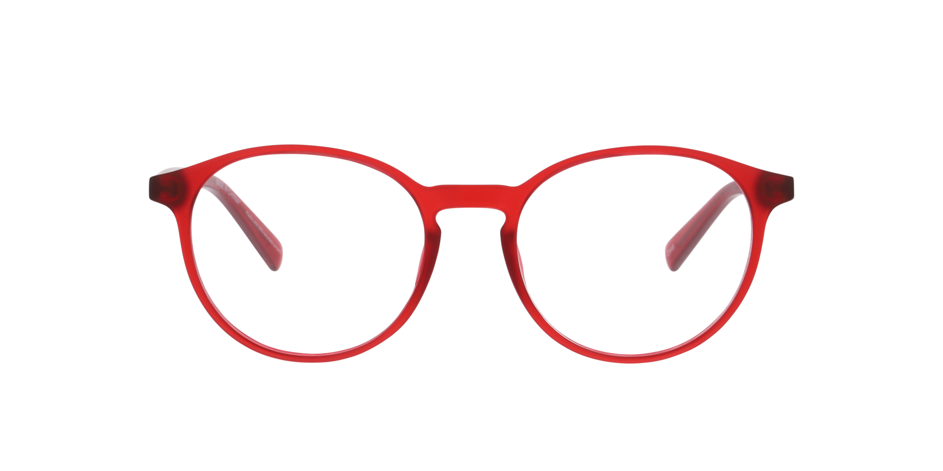 Clearly BENNET Matte Transparent Red, Size: S