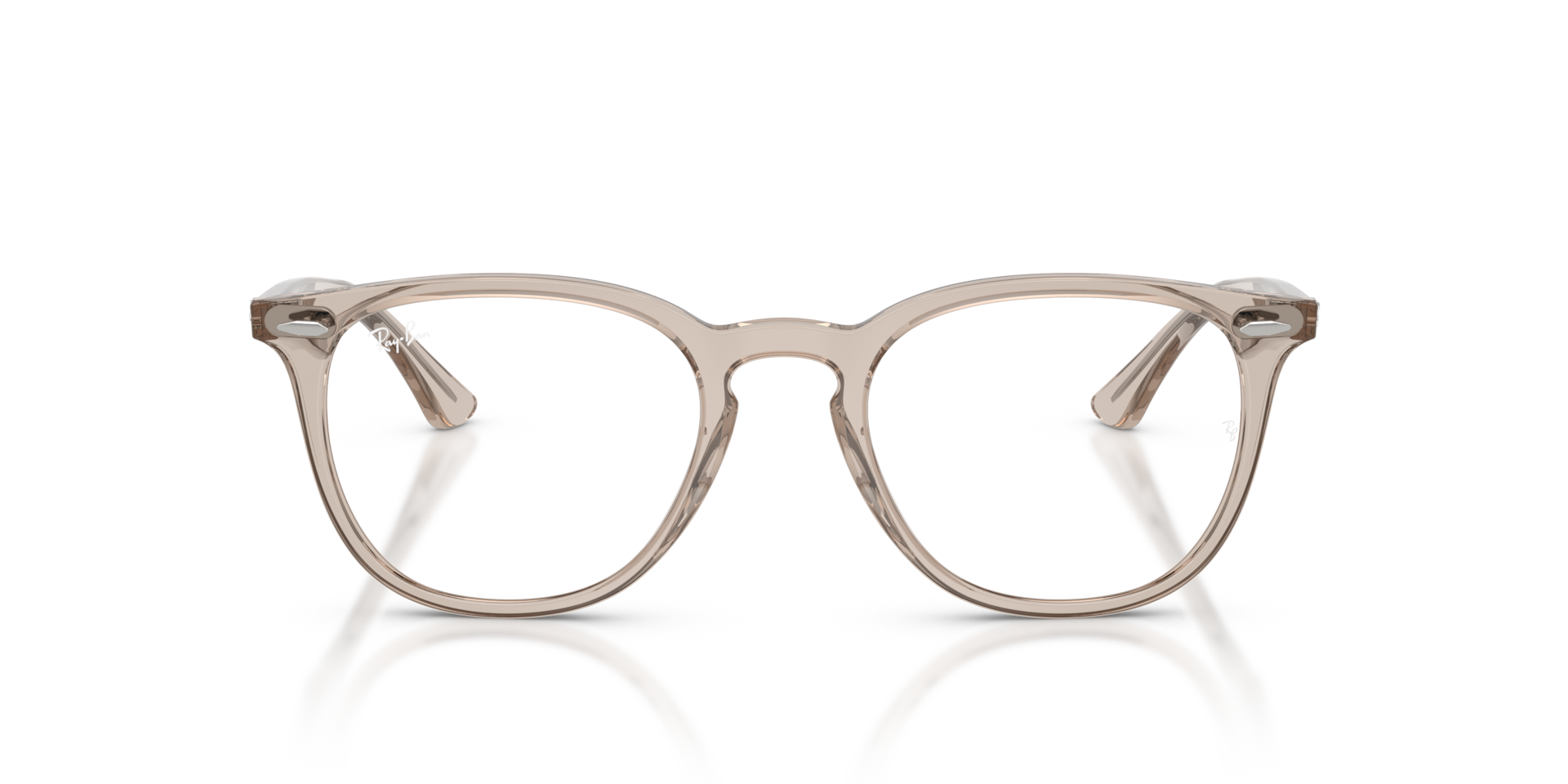 Ray-Ban RB7159 OPTICS Transparent Beige, Size: S
