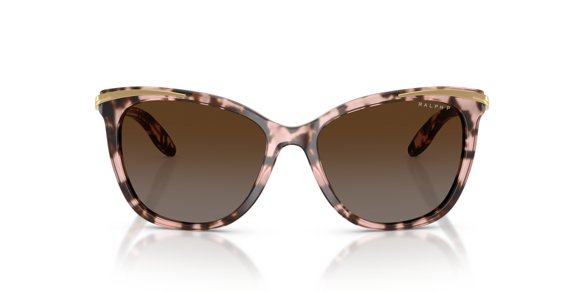Ralph RA5203 Shiny Pink Tortoise & Gold, Size: L