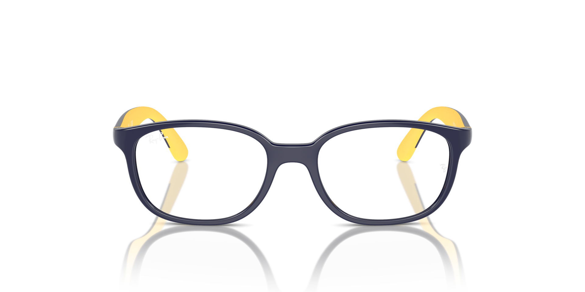 Ray-Ban RB1632 OPTICS KIDS BIO-BASED Dark Blue On Yellow, Size: L