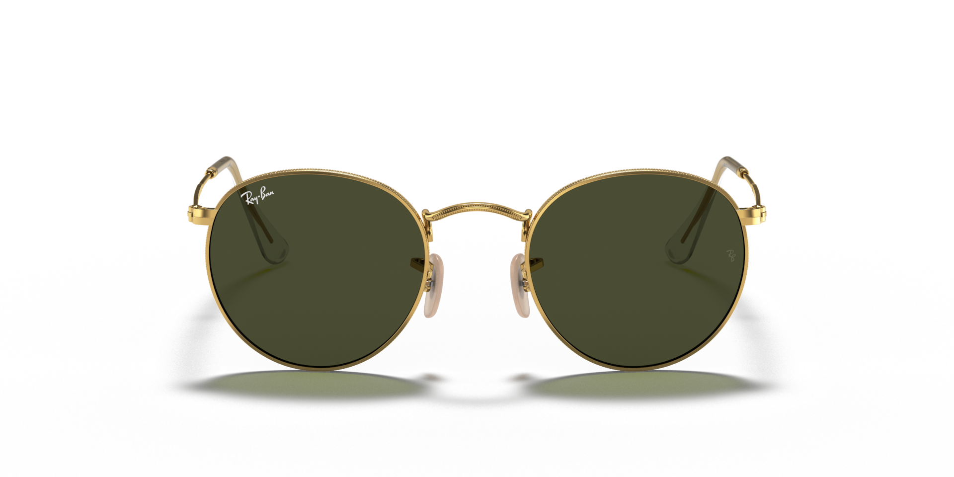 Ray-Ban RB3447 ROUND METAL Arista Gold, Size: S