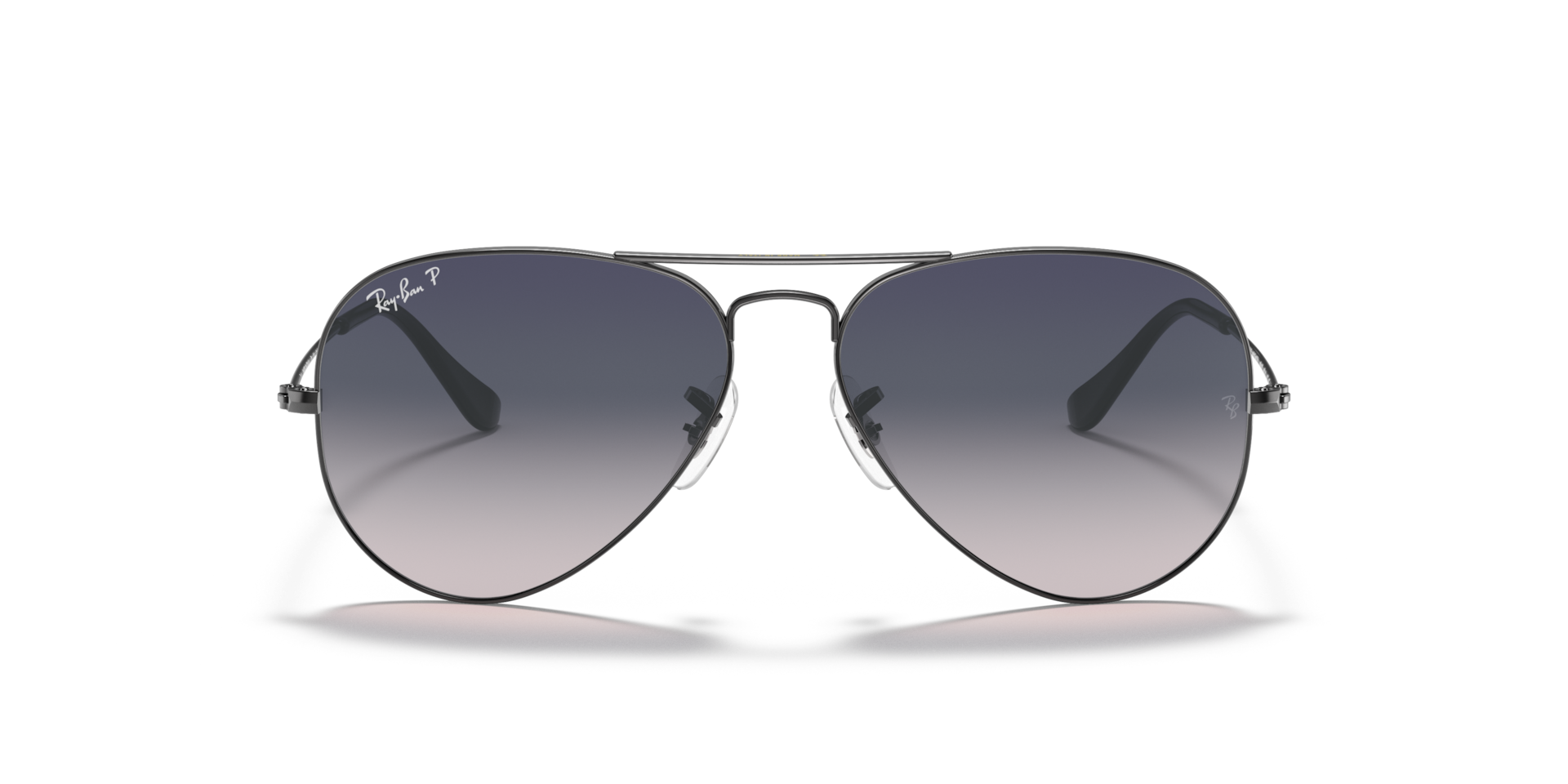 Ray-Ban RB3025 AVIATOR GRADIENT Gunmetal, Size: XL