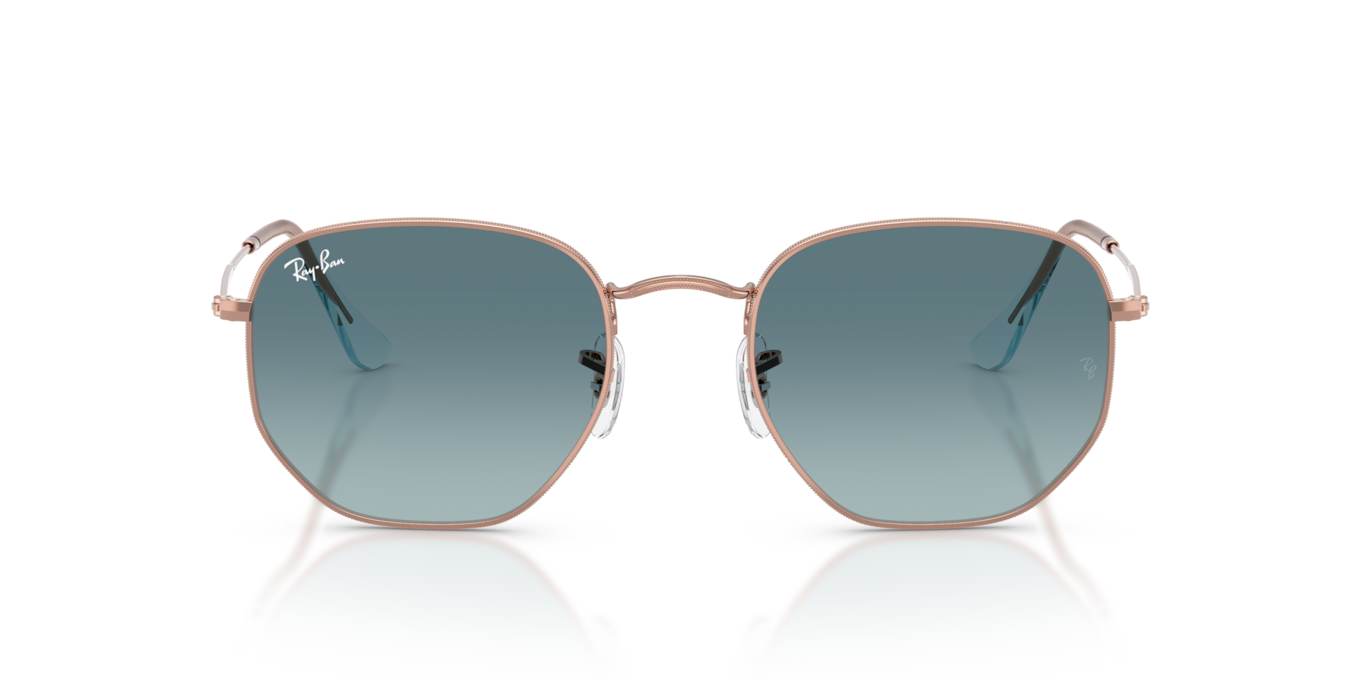Ray-Ban RB3548N HEXAGONAL FLAT LENSES Copper, Size: XL
