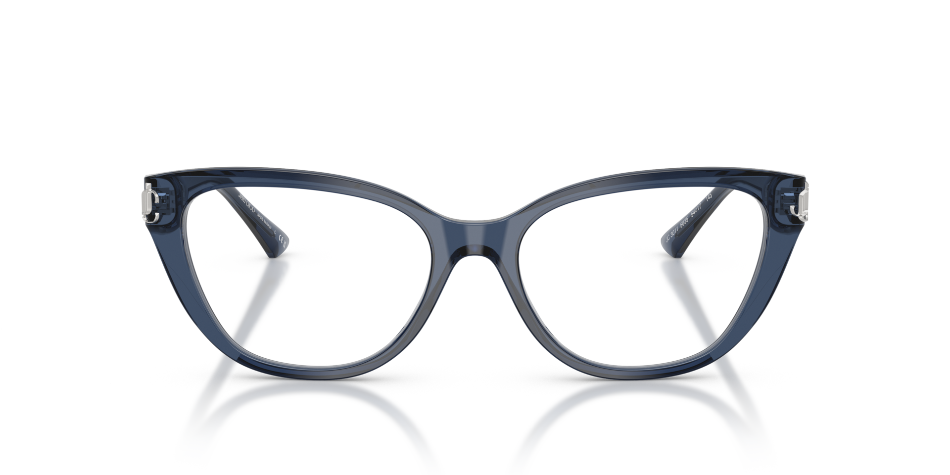 Jimmy Choo JC3011 Transparent Navy, Size: M