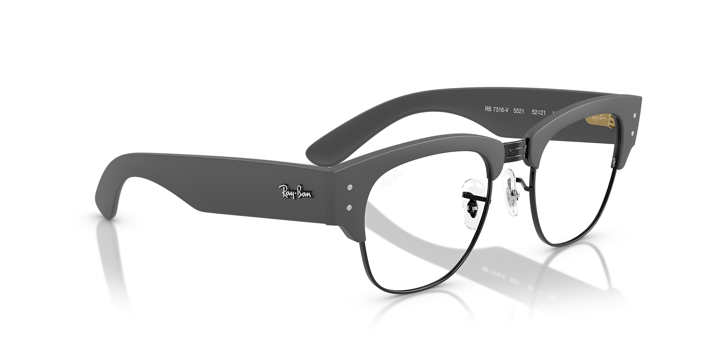 Ray-Ban Glasses RB7316V MEGA CLUBMASTER OPTICS LITEFORCE