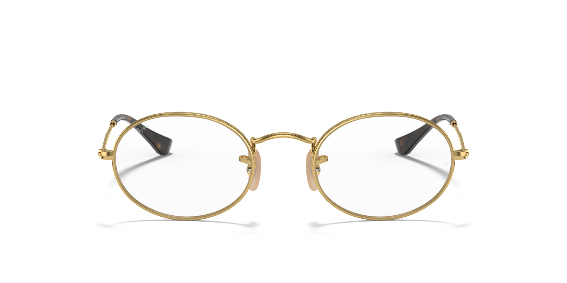 Ray-Ban RB3547V OVAL OPTICS Arista Gold, Size: S