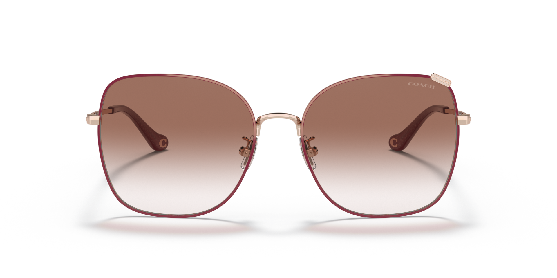Coach HC7133 C7997 Shiny Rose Gold/burgundy Front, Size: XL