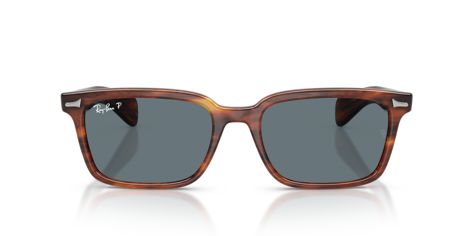 Ray-Ban RB2234 BRUNEL Striped Havana, Size: L