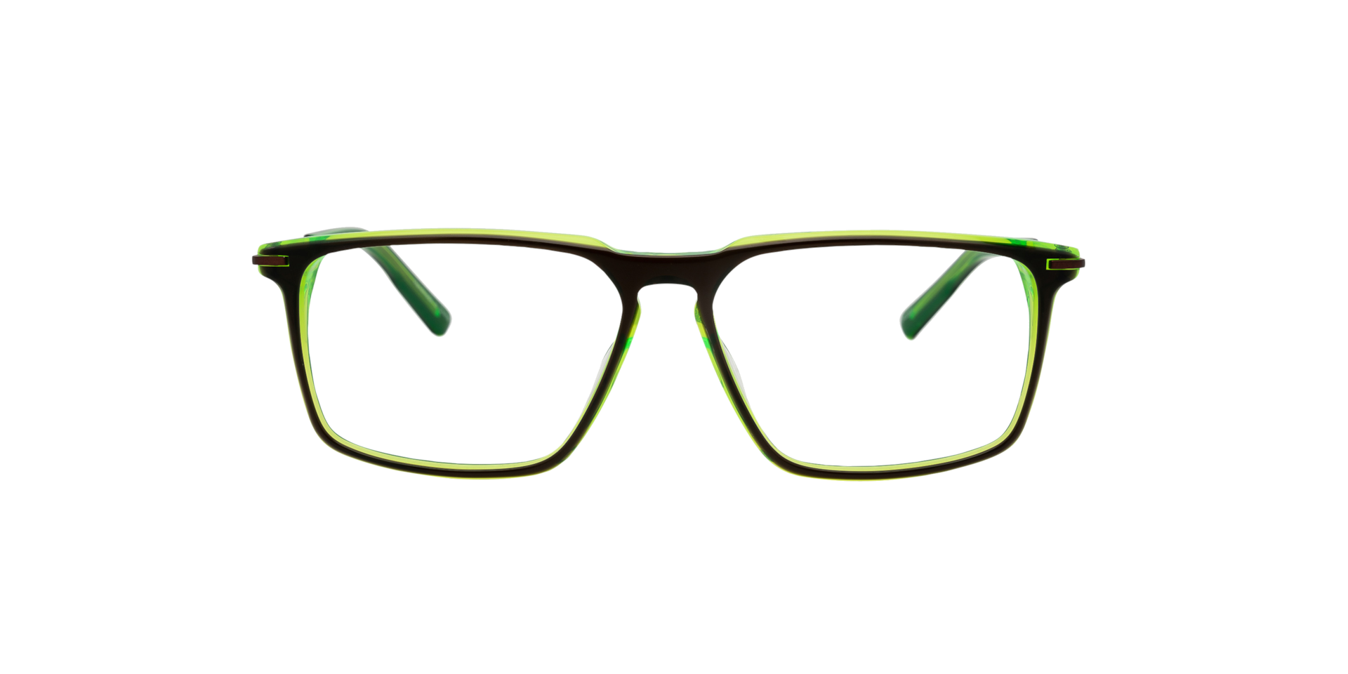 Clearly CONSTELLATION Bilayer Brown/crystal Green/matte Brown, Size: S