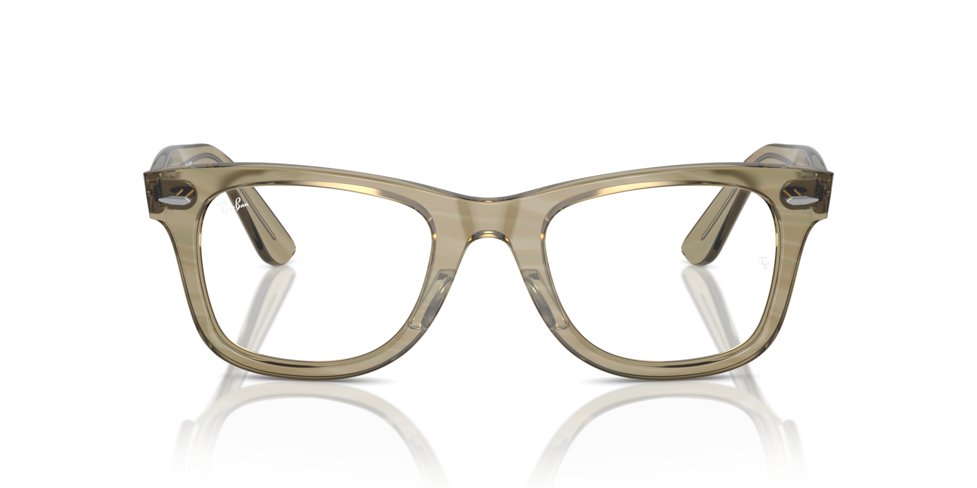 Ray-Ban RB4340V WAYFARER EASE OPTICS CHANGE Photo Striped Grey, Size: M