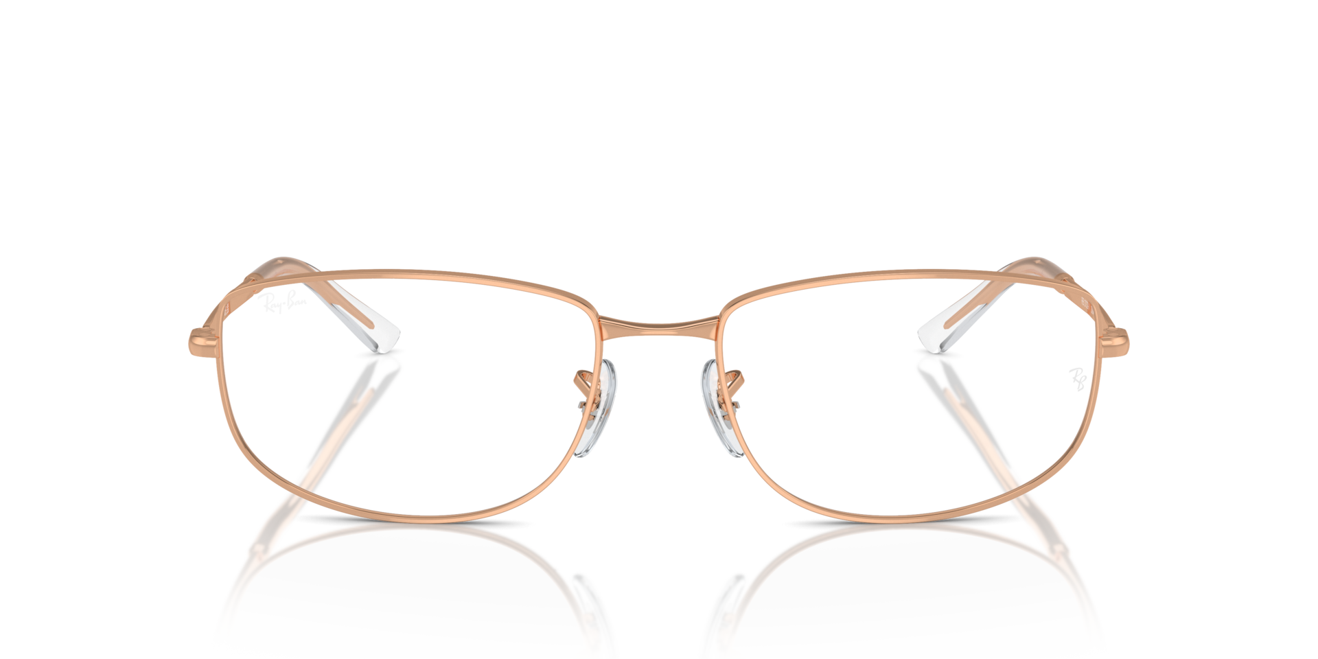 Ray-Ban RB3732V OPTICS Rose Gold, Size: L