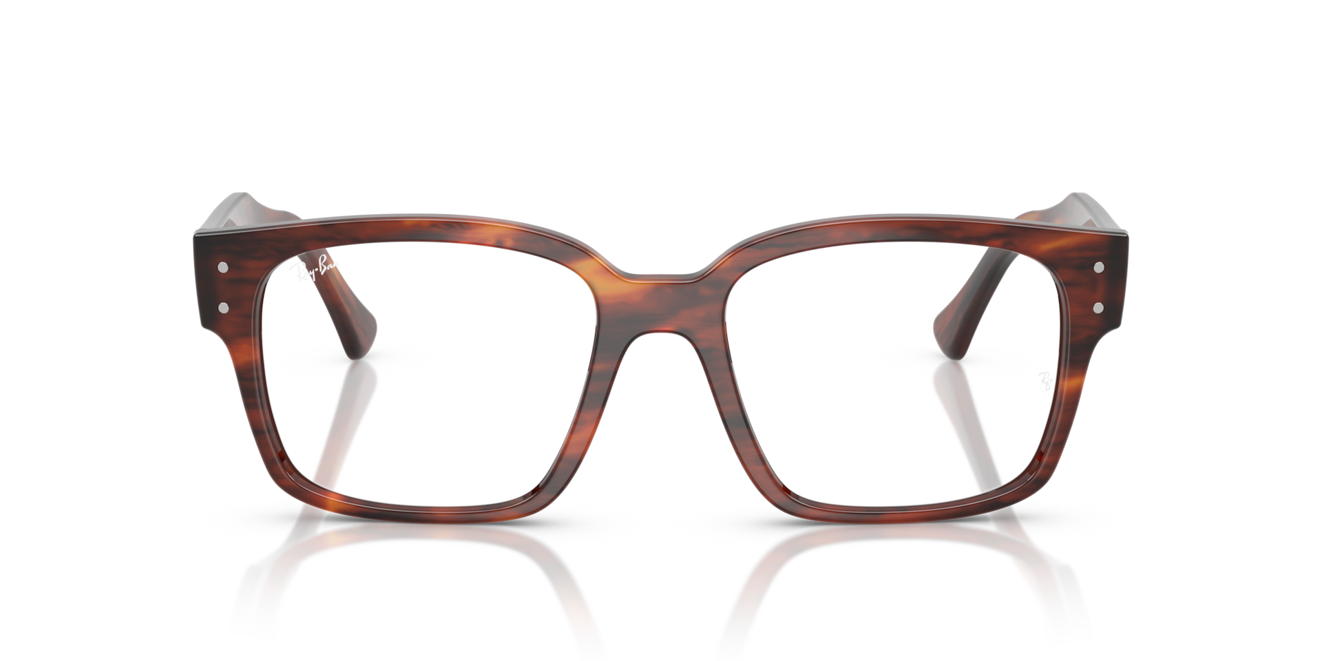 Ray-Ban RB7256 LAURENE OPTICS BIO-BASED Striped Havana, Size: S