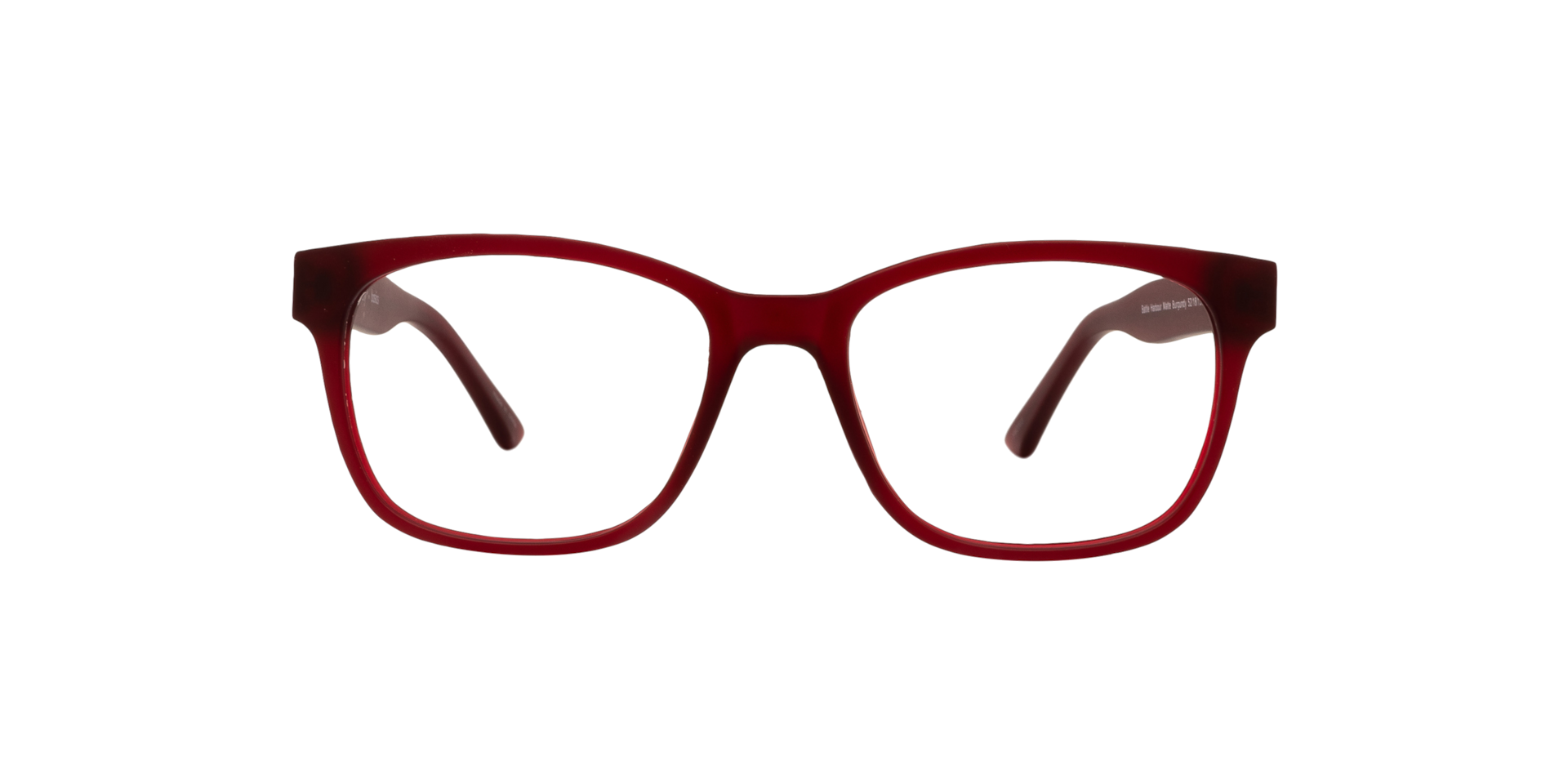 Clearly BATTLE HARBOUR Matte Burgundy, Size: S